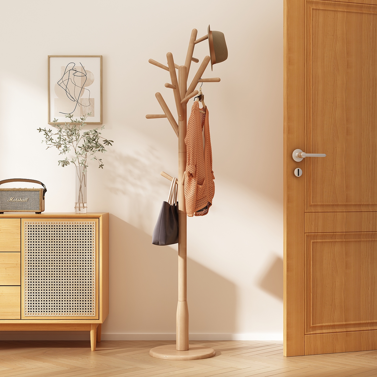 3D建模渲染|产品拍摄|三维动画视频|衣帽架