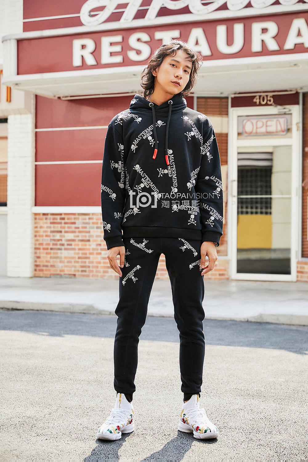 男装卫衣街拍
