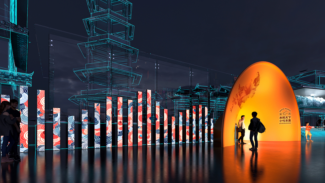 商业街 × 东方之梦主题商业街