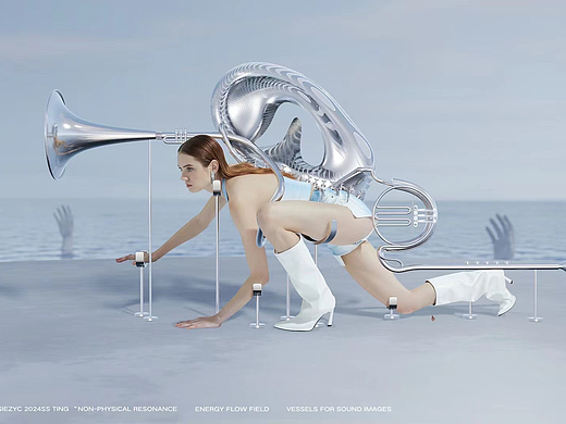 商业拍摄｜独立设计师服装品牌kz.ksiezyc的3D大片