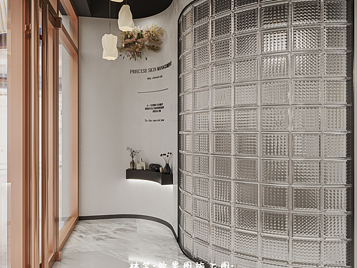 简约清爽美容院室内设计