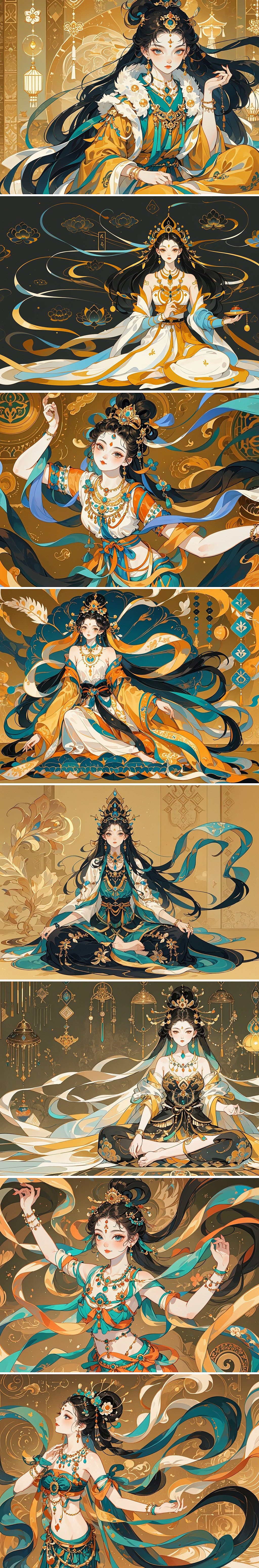 国潮-敦煌（图ZMzc0MTk0Mjcy） - 海报 - 站酷设计师转巷原创素材 - 站酷ZCOOL