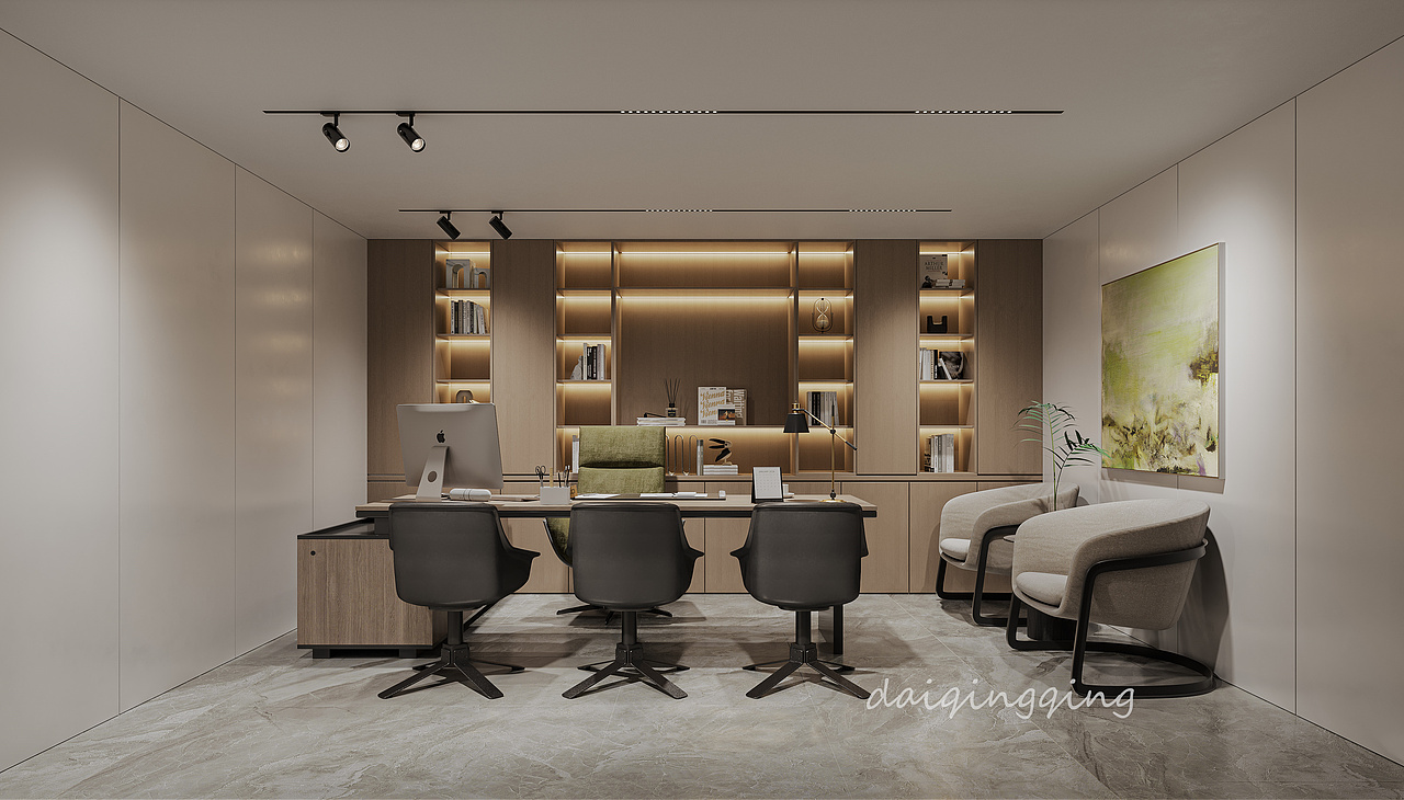 工装---美容院 一个淡雅轻松的空间