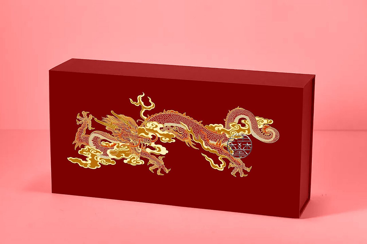 九龙争霸/龙年国潮插画包装设计