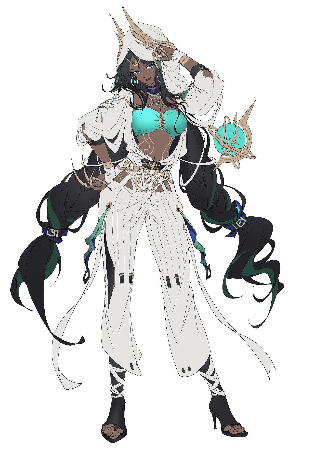 《无期迷途》占卜师立绘-创作分享（图ZMzc0MTk3ODQ4） - 创作习作 - 站酷设计师森创艺术原创素材 - 站酷ZCOOL