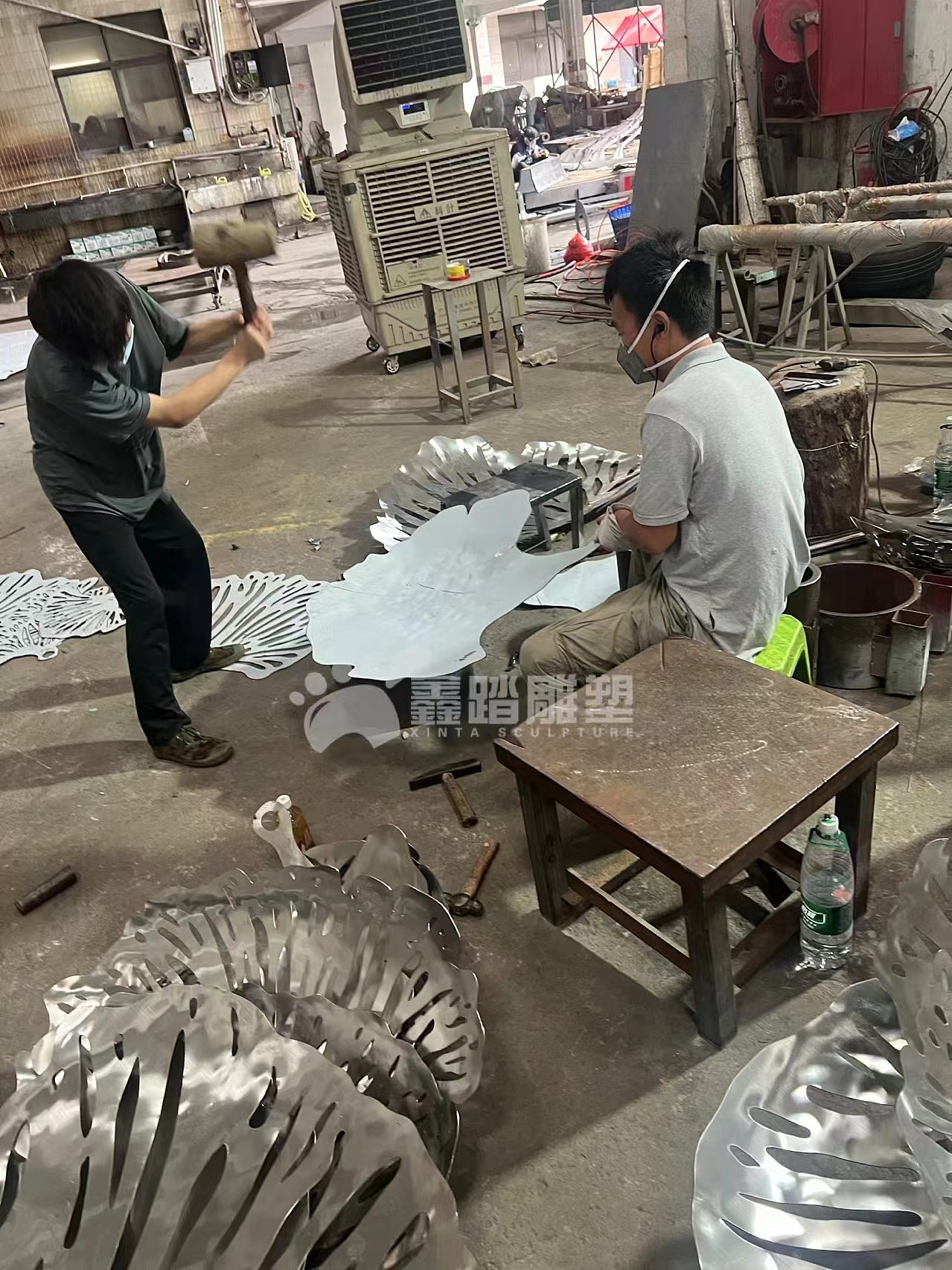 不锈钢花朵花瓣造型 金属装饰制品定制