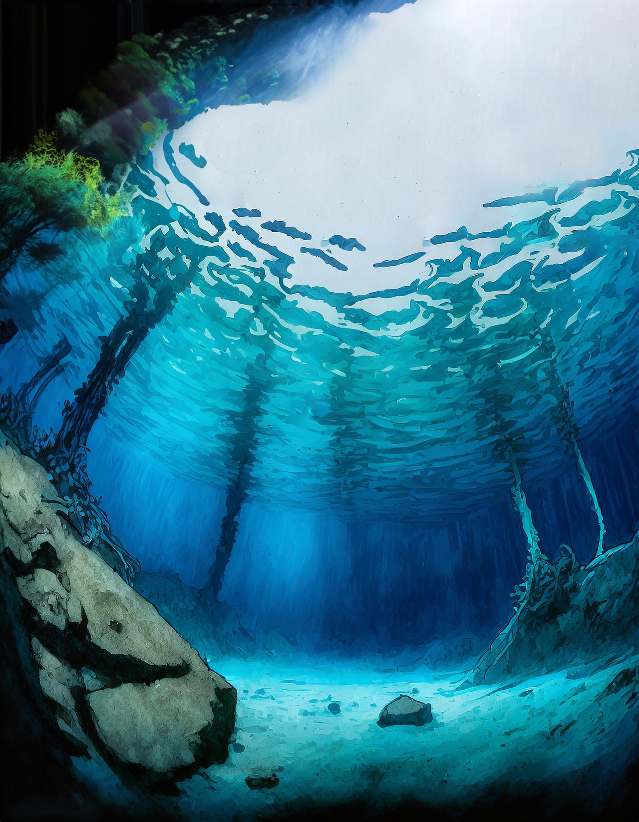 00后新人作家-艺文志出品-《迟湖》封面设计（图ZMzc0MjAzMDg0） - 书籍/画册 - 站酷设计师孫容原创素材 - 站酷ZCOOL