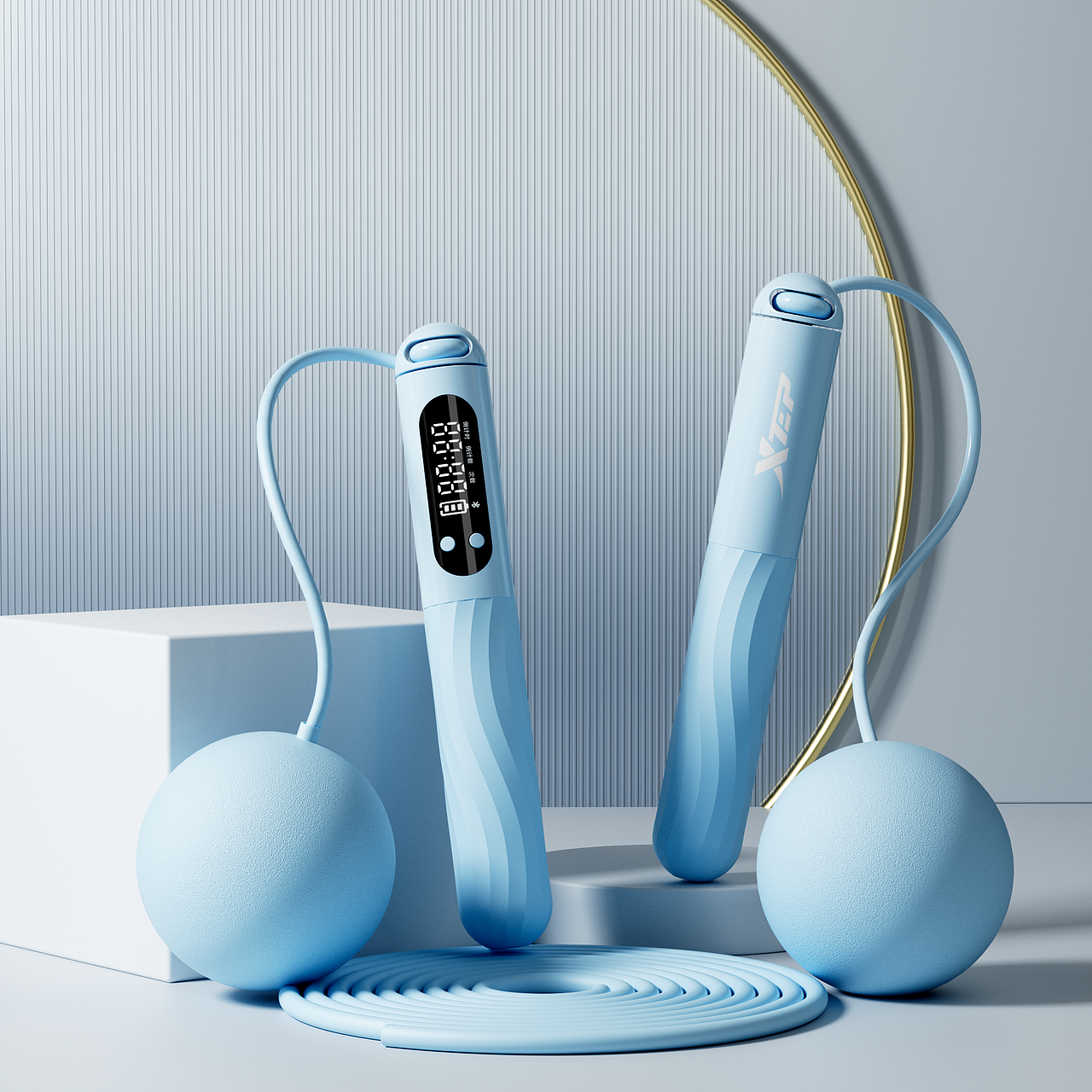 特步计数跳绳（图ZMzc0MjE0MDc2） - 产品 - 站酷设计师努力奔跑的蜜蜂原创素材 - 站酷ZCOOL