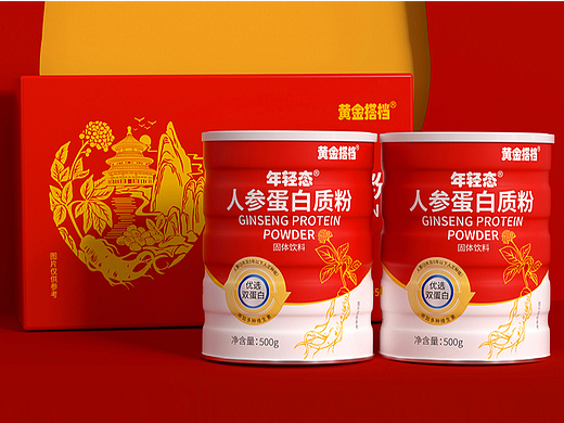 人参蛋白粉包装设计