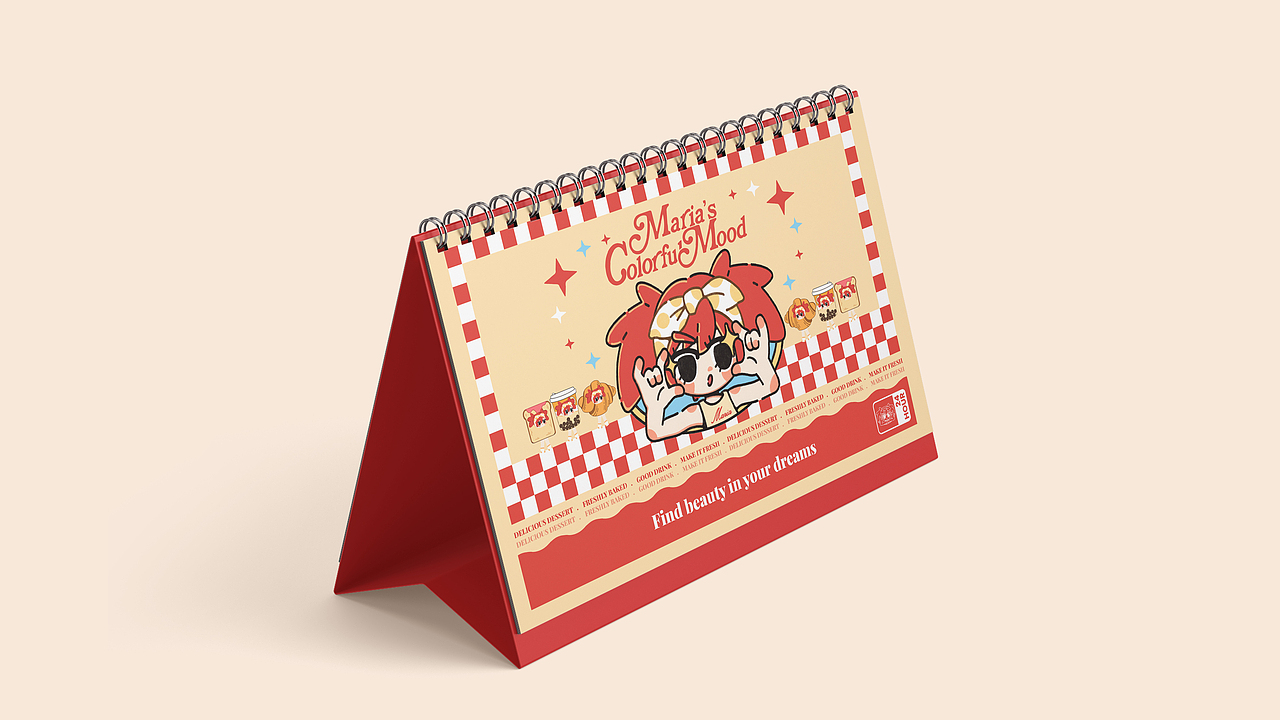 Maria's Colorful Mood烘培甜品饮品包装及物料设计（图ZMzc0MjIzMzI4） - 包装 - 站酷设计师啊Jo真的很懒原创素材 - 站酷ZCOOL