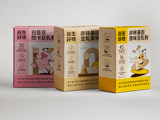 非转基因豆乳粉包装设计