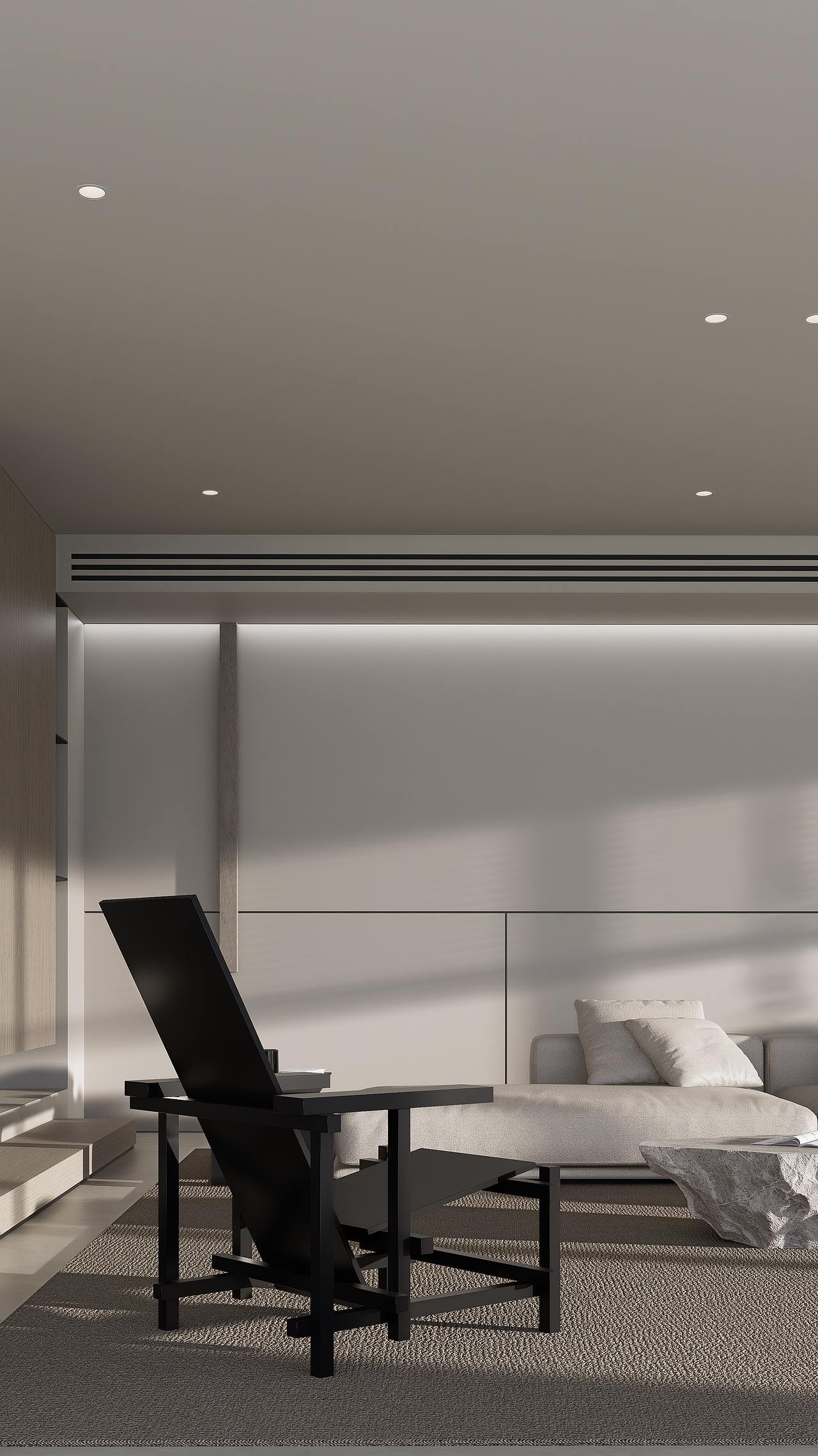 黑白极简风家居客厅方案设计（图ZMzc0MjMxMzg4） - 家装设计 - 站酷设计师觅宇设计原创素材 - 站酷ZCOOL