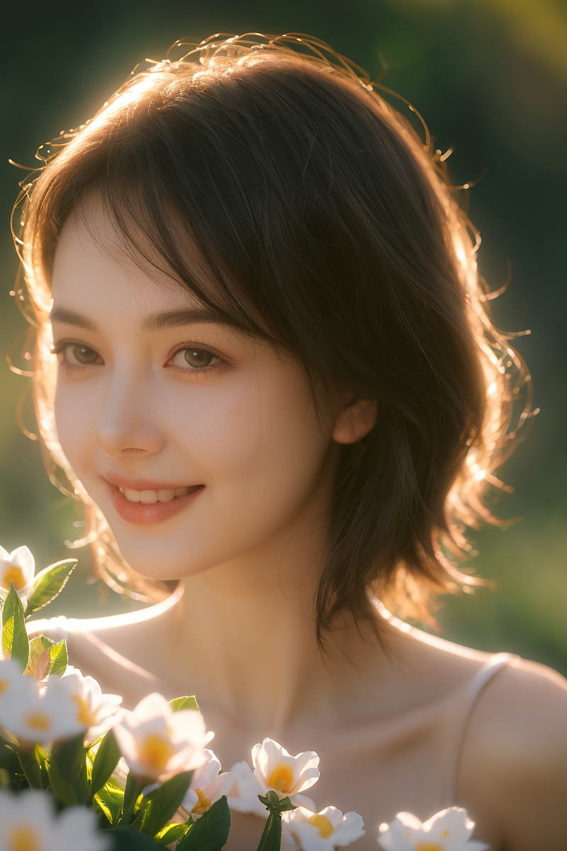 人生一刻，要像花一样明媚（图ZMzc0MjM4Mzc2） - AI作品 - 站酷设计师球LCC原创素材 - 站酷ZCOOL