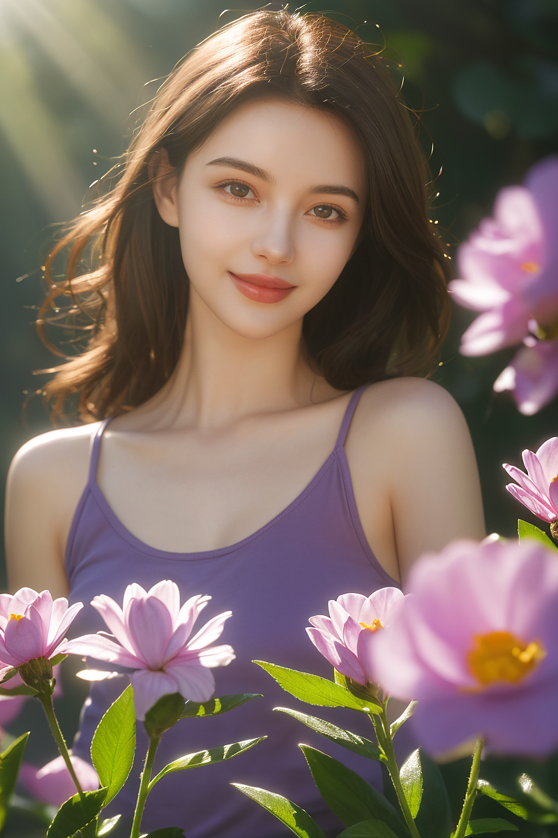 人生一刻，要像花一样明媚（图ZMzc0MjM4NDIw） - AI作品 - 站酷设计师球LCC原创素材 - 站酷ZCOOL