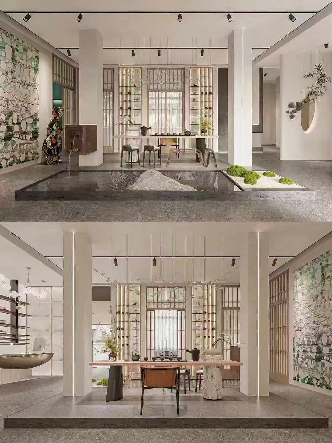 工装案例 | 新中式茶楼设计