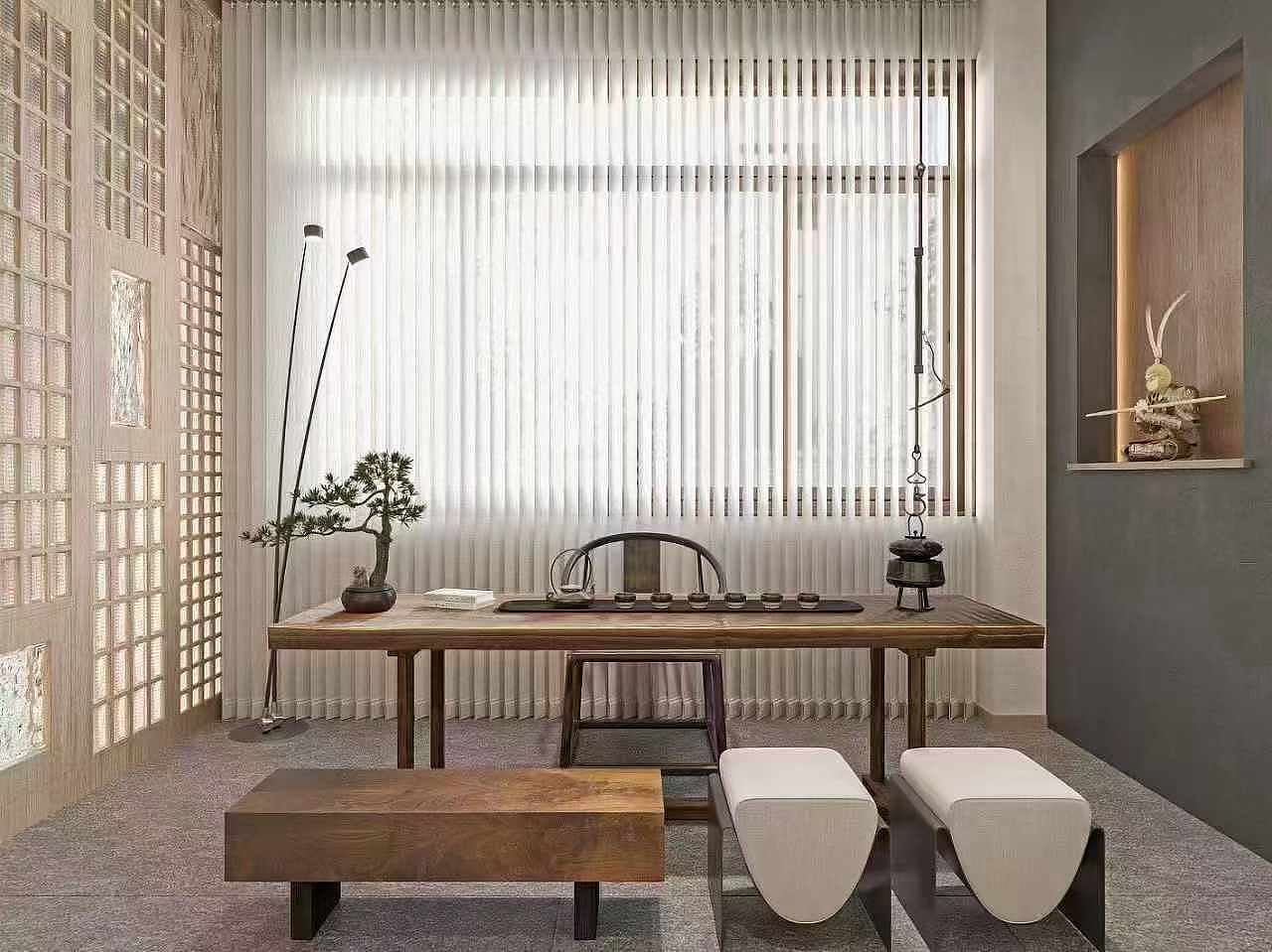 工装案例 | 新中式茶楼设计