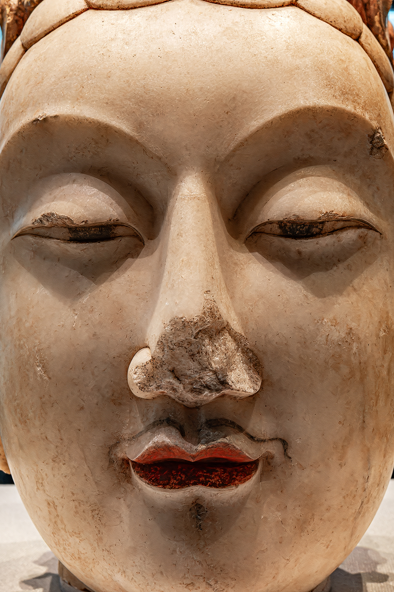 北齐~隋·菩萨头像（图ZMzc0MjQ0OTU2） - 人文/纪实摄影 - 站酷设计师路客看见原创素材 - 站酷ZCOOL