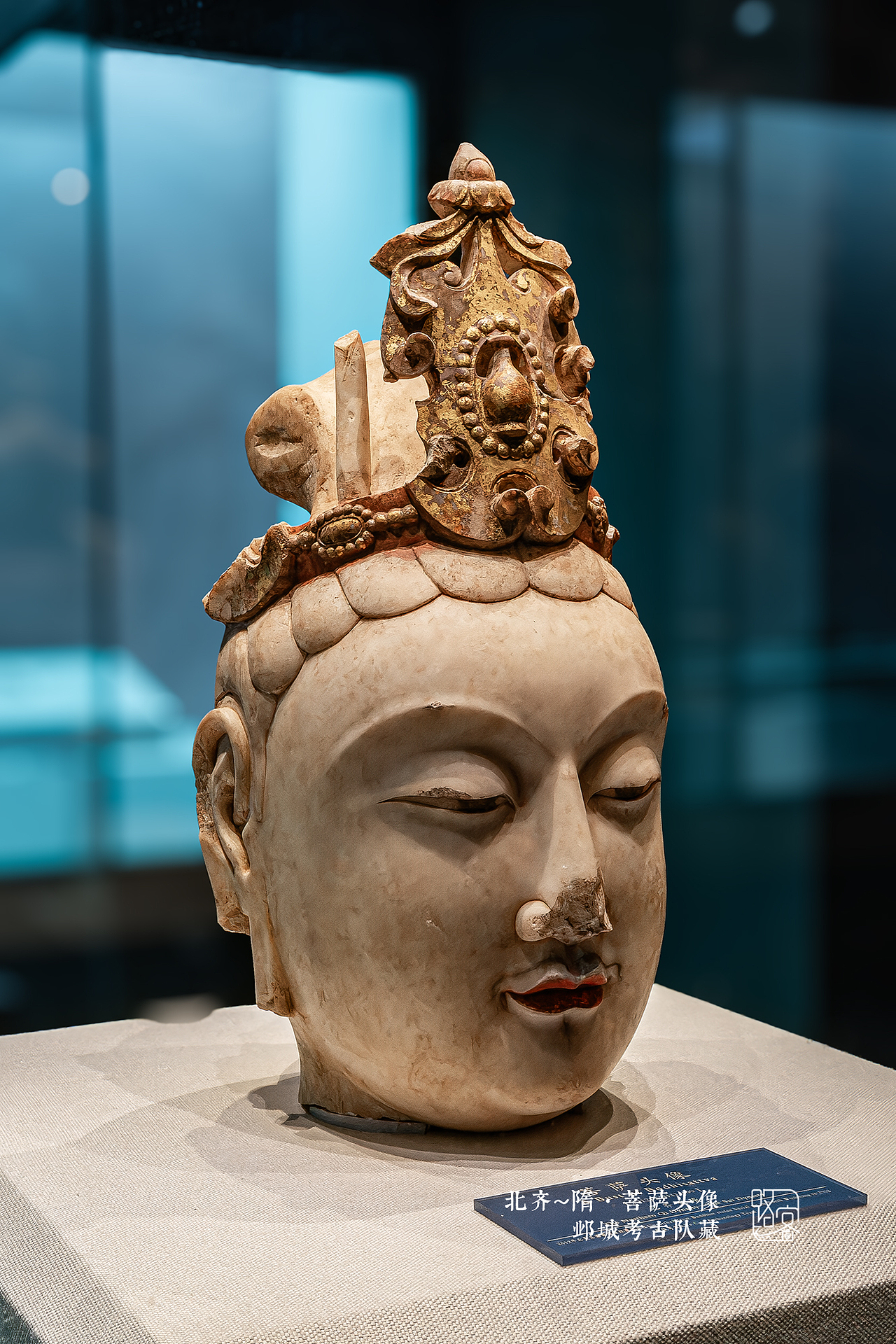 北齐~隋·菩萨头像（图ZMzc0MjQ0OTY0） - 人文/纪实摄影 - 站酷设计师路客看见原创素材 - 站酷ZCOOL