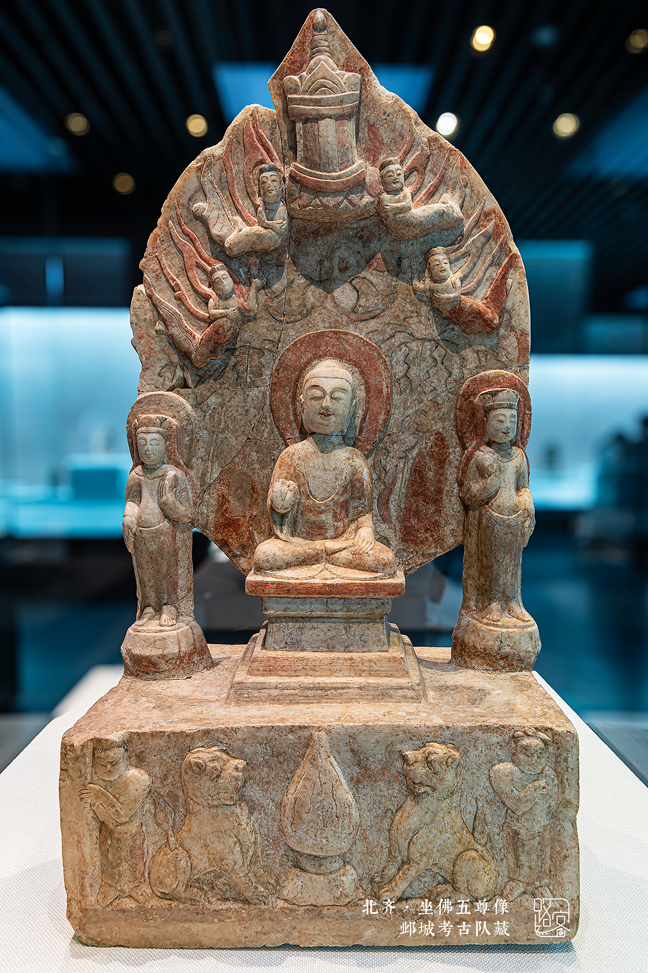 北齐·坐佛五尊像（图ZMzc0MjUyNDg0） - 人文/纪实摄影 - 站酷设计师路客看见原创素材 - 站酷ZCOOL