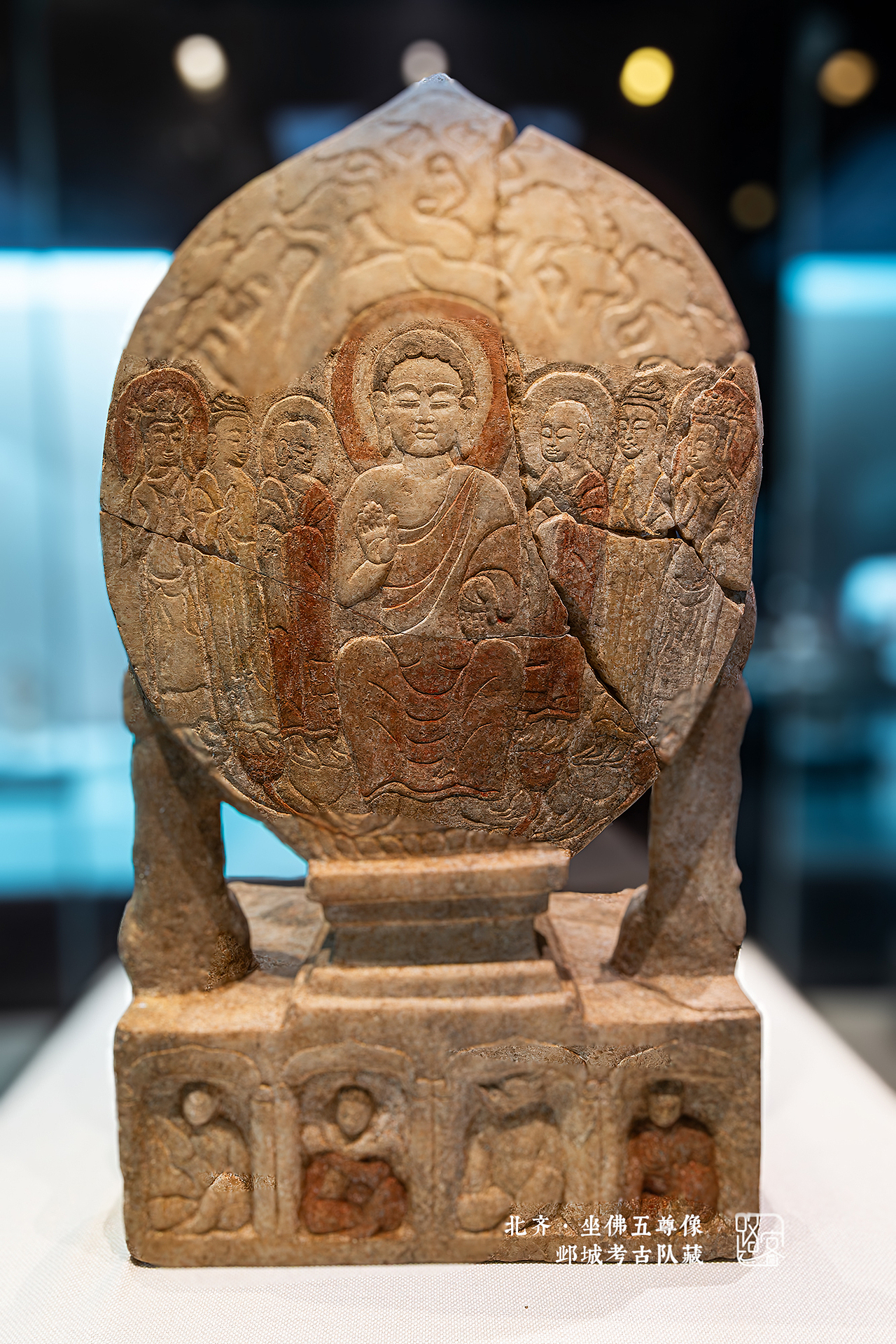 北齐·坐佛五尊像（图ZMzc0MjUyNDgw） - 人文/纪实摄影 - 站酷设计师路客看见原创素材 - 站酷ZCOOL