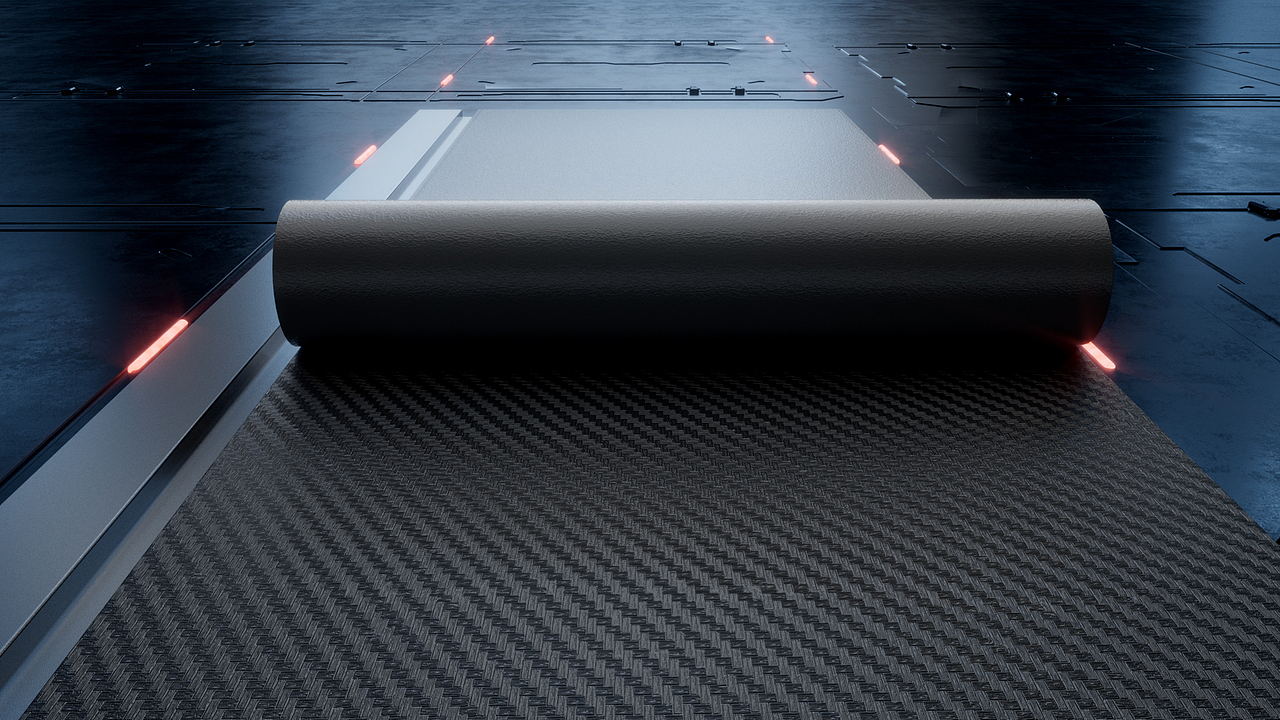 碳纤维的贴图看起来需要重新做一个了