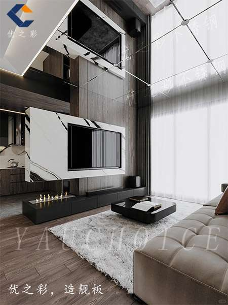 家居室内镜面蜂窝板吊顶