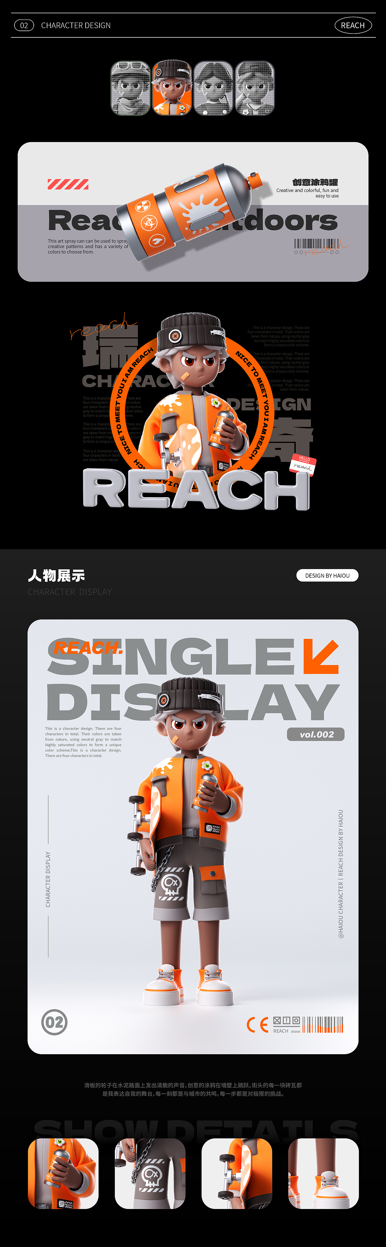 角色IP设计-REACH