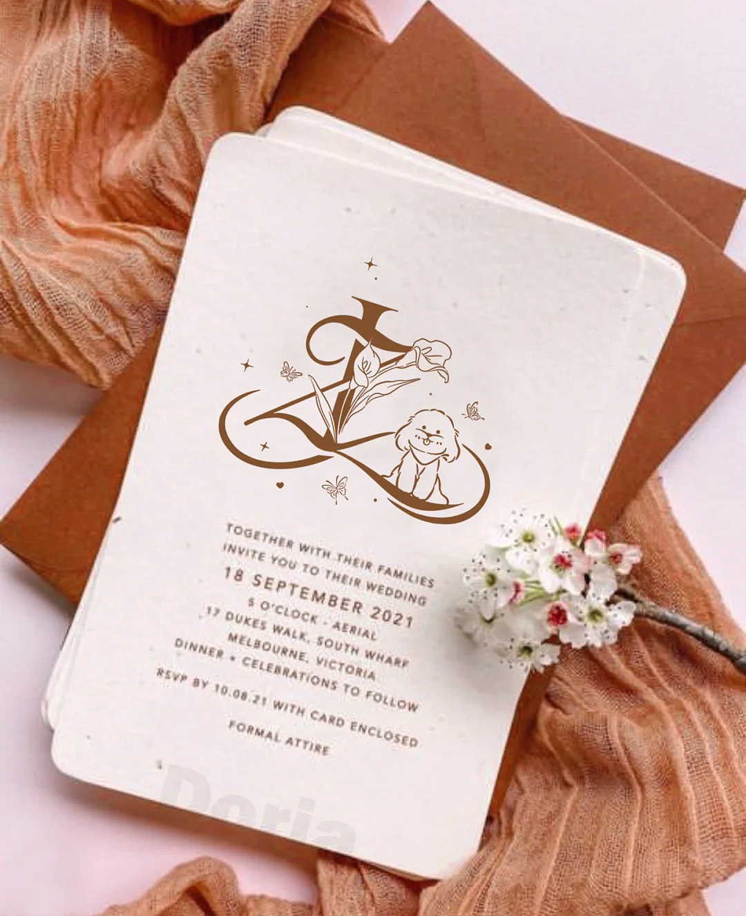 萌宠系列婚礼LOGO 谁家里还没有只小可爱呢