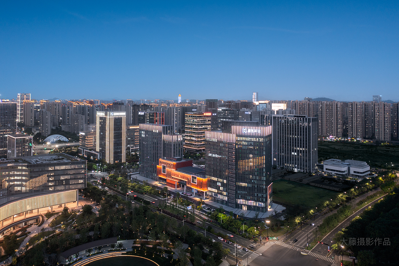 杭州趣链科技产业园建筑空间摄影