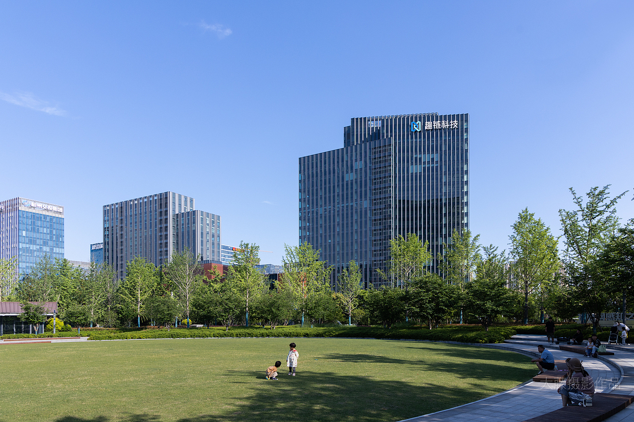 杭州趣链科技产业园建筑空间摄影