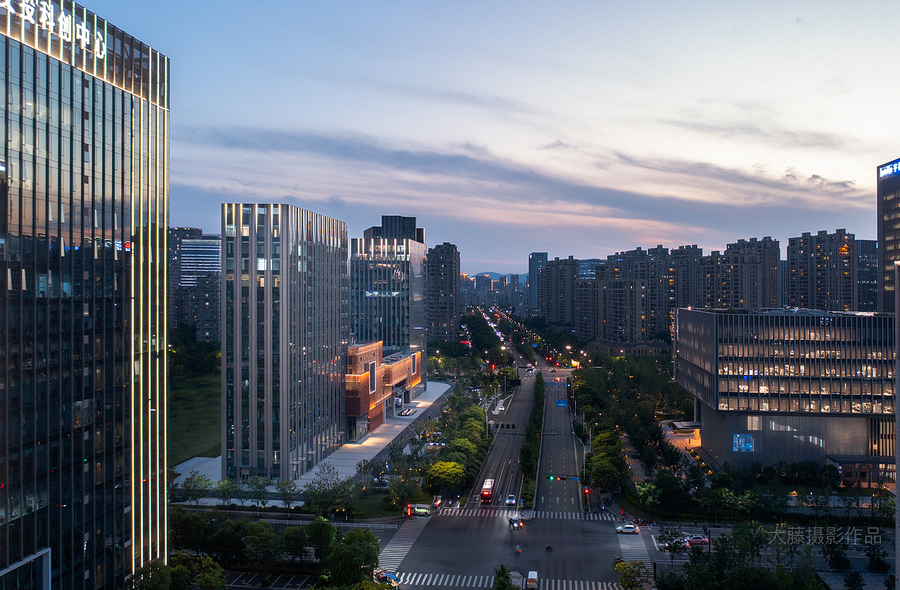 杭州趣链科技产业园建筑空间摄影