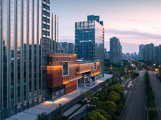 杭州趣链科技产业园建筑空间摄影