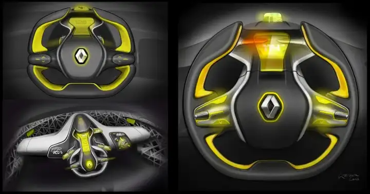 欣赏 | 100张汽车内饰设计草图!