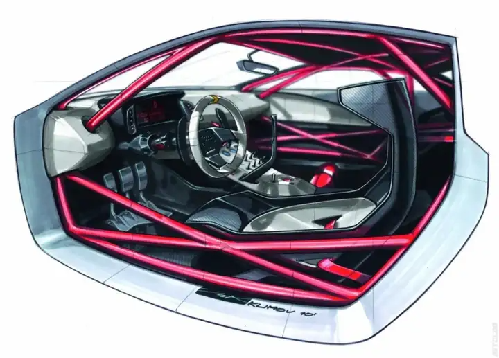 欣赏 | 100张汽车内饰设计草图!