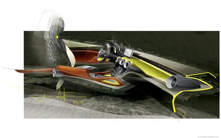 欣赏 | 100张汽车内饰设计草图!