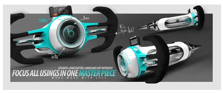 欣赏 | 100张汽车内饰设计草图!