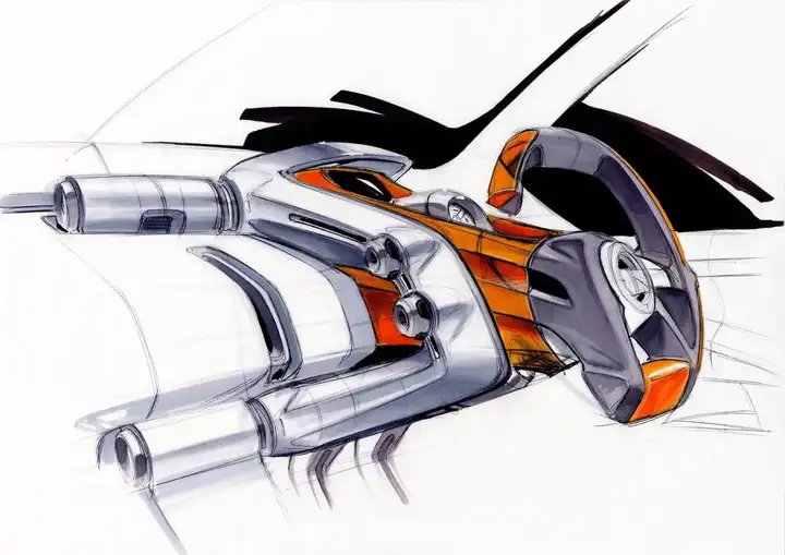 欣赏 | 100张汽车内饰设计草图!