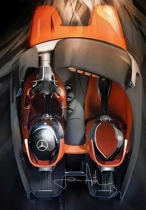 欣赏 | 100张汽车内饰设计草图!