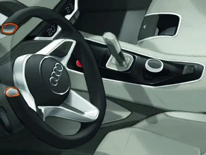 欣赏 | 100张汽车内饰设计草图!