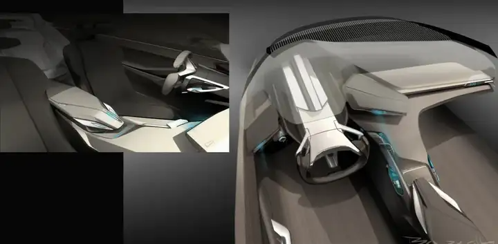 欣赏 | 100张汽车内饰设计草图!