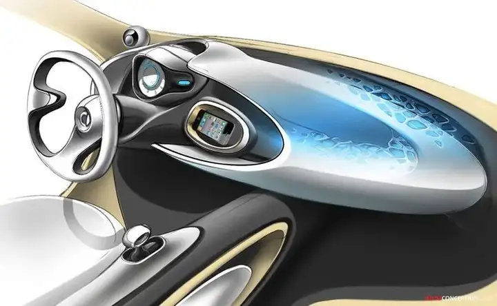 欣赏 | 100张汽车内饰设计草图!