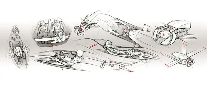 欣赏 | 100张汽车内饰设计草图!