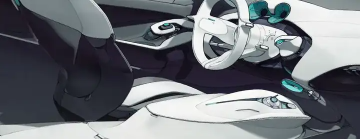 欣赏 | 100张汽车内饰设计草图!