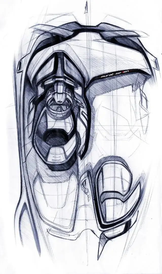 欣赏 | 100张汽车内饰设计草图!