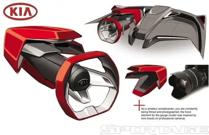 欣赏 | 100张汽车内饰设计草图!