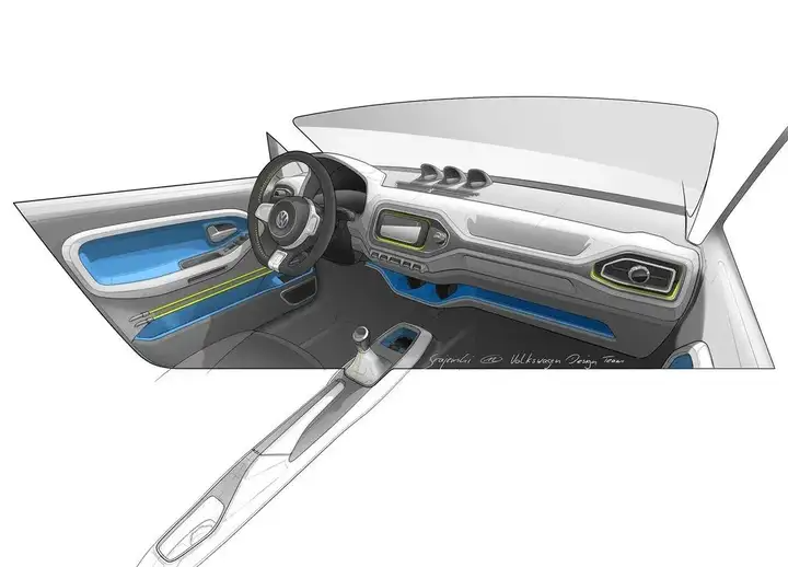 欣赏 | 100张汽车内饰设计草图!