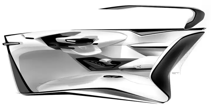 欣赏 | 100张汽车内饰设计草图!