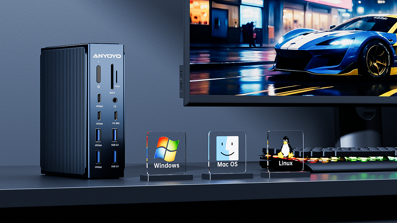 产品动画渲染 | 21口拓展坞