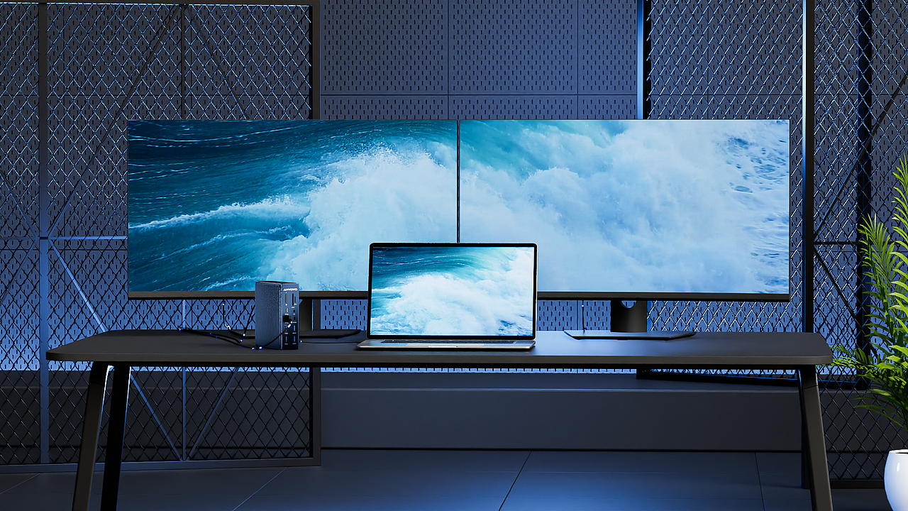 产品动画渲染 | 21口拓展坞