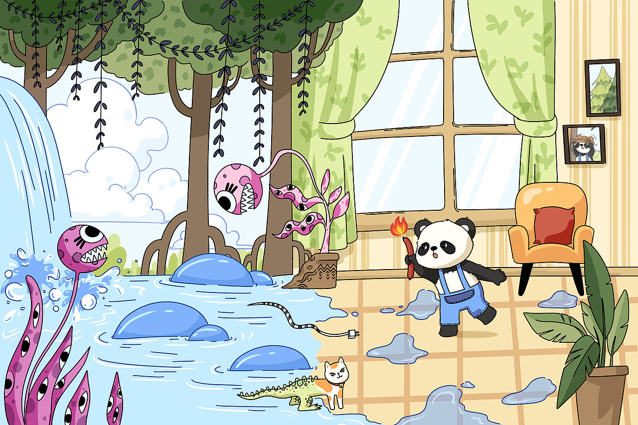 一个库存（图ZMzc0MzQxMzg0） - 绘本 - 站酷设计师陈大斧子原创素材 - 站酷ZCOOL